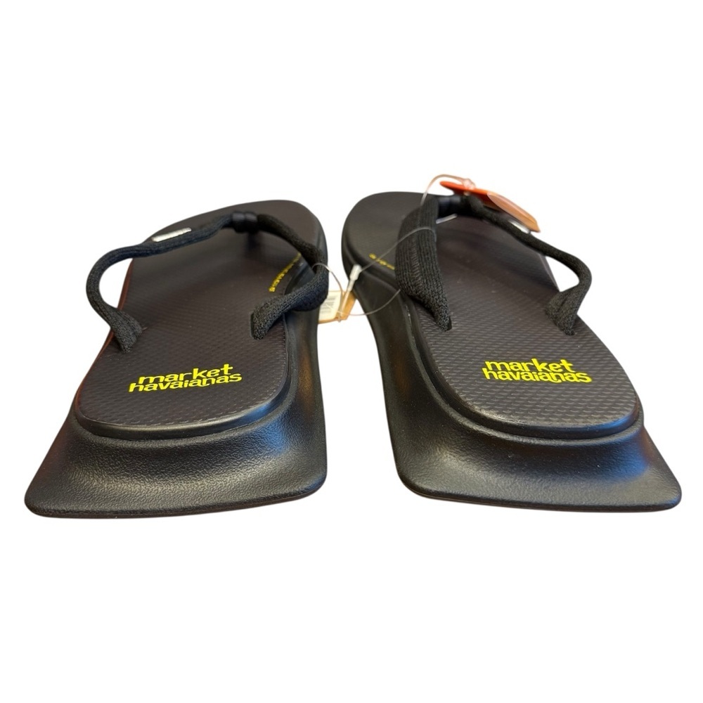 Market Havaianas Heat Reactive Flat top black sandals. New! 9/10M 11/12M - Picture 3 of 16